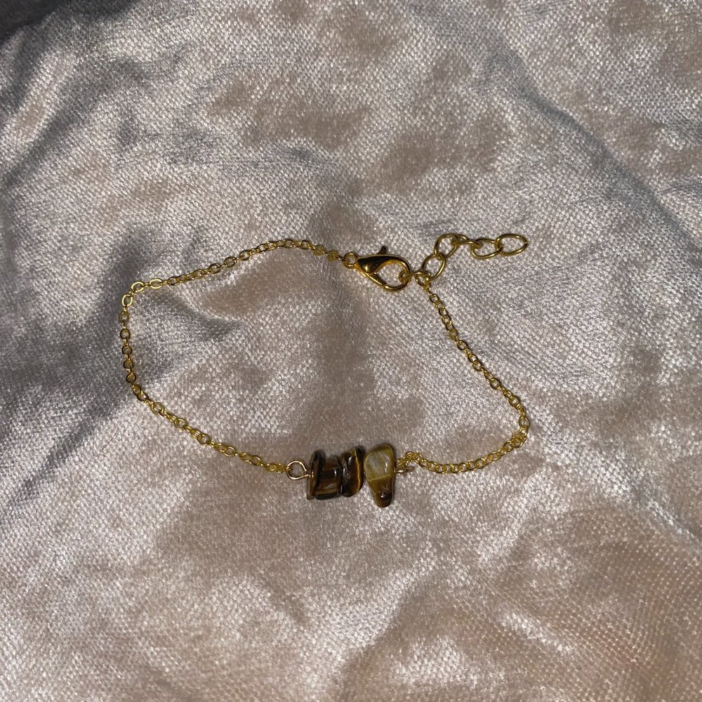 Tiger's Eye Crystal Gemstone Bracelet